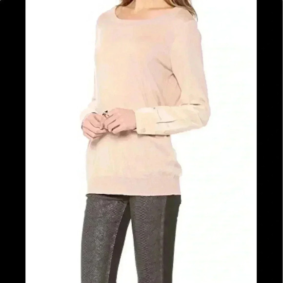 Joie Kelsea Gray Cashmere Blend Pullover Top Blouse Size S - Picture 1 of 8